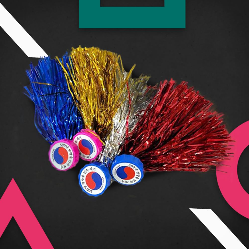 SquidGame Set, 5 Games Collection with Manual, Traditional Ddakji Flying Stone Gonggi Spinning top Jegi - beauty k-side