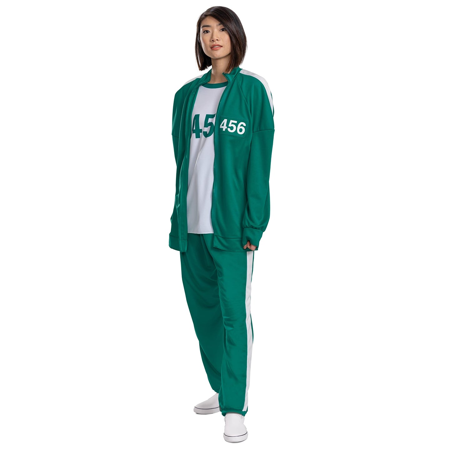 Squid Game Player 456 Adult Track Suit, As Shown, Standard - beauty k-side