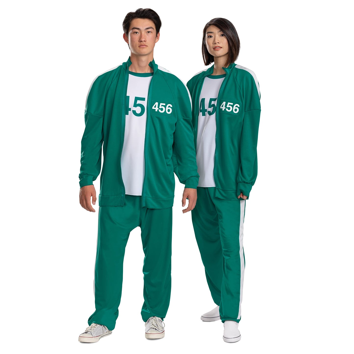 Squid Game Player 456 Adult Track Suit, As Shown, Standard - beauty k-side