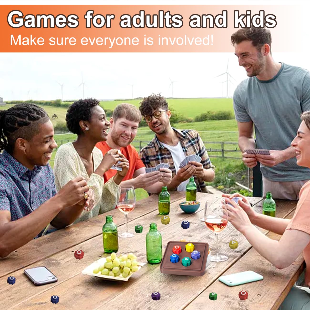 Korean Games from Squid Game Season 2, Gonggi Game, Stone Catching Game Gonggi Jack Stone Pebbles Set, Hand Eye Coordination Training Toy (All Game Set) - beauty k-side