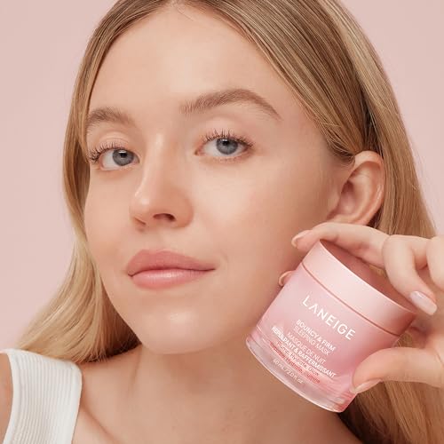 LANEIGE Bouncy and Firm Sleeping Mask: Revitalize, Smooth, Peony & Collagen Complex, Barrier-Boosting Hydration - beauty k-side