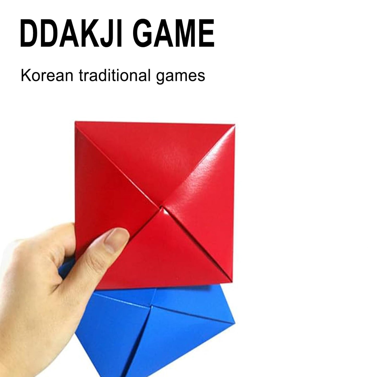 Korean Folk Game Set (Squid Game Season 2) Korean Traditional Play Game Set Including Gonggi Game, Jebi chagi, Biseokchigi, Paeng-y, DDAKJI