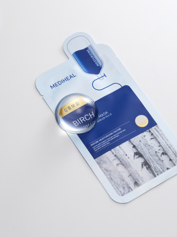 Mediheal Dermaplus Birch Mask 22ml - 10 sheets / 1box - Korean Skin Mask-3