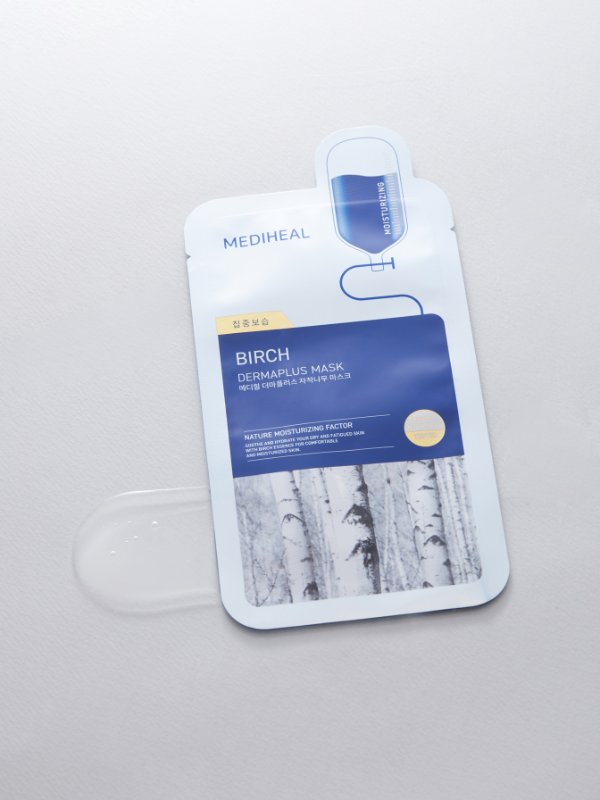 Mediheal Dermaplus Birch Mask 22ml - 10 sheets / 1box - Korean Skin Mask-4